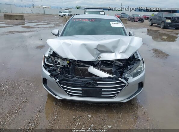 KMHD84LF2JU661147 2018 HYUNDAI ELANTRA Silver Front view