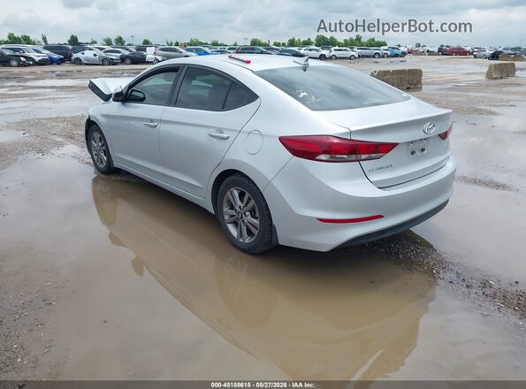 KMHD84LF2JU661147 2018 HYUNDAI ELANTRA Silver Rear left