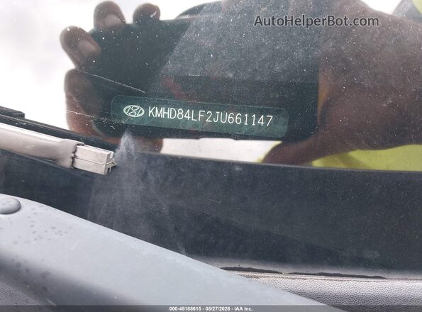 KMHD84LF2JU661147 2018 HYUNDAI ELANTRA Silver Engine compartment view