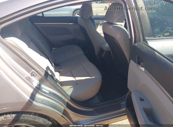 KMHD84LF2KU818922 2019 HYUNDAI ELANTRA Gray Widok naklejki z numerem VIN