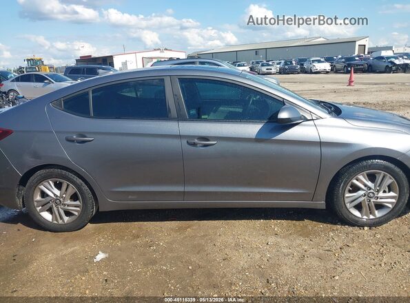 KMHD84LF2KU818922 2019 HYUNDAI ELANTRA Gray Widok wnętrza z tyłu