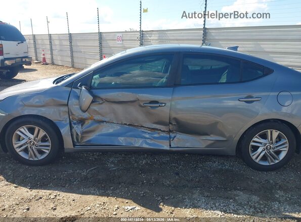 KMHD84LF2KU818922 2019 HYUNDAI ELANTRA Gray Widok wnętrza 360 stopni