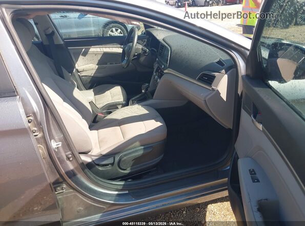 KMHD84LF2KU818922 2019 HYUNDAI ELANTRA Gray Widok wnętrza z przodu