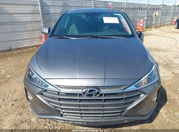 KMHD84LF2KU818922 2019 HYUNDAI ELANTRA Gray Widok zestawu wskaźników