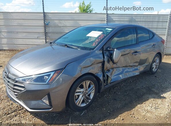 KMHD84LF2KU818922 2019 HYUNDAI ELANTRA Gray Przód lewy