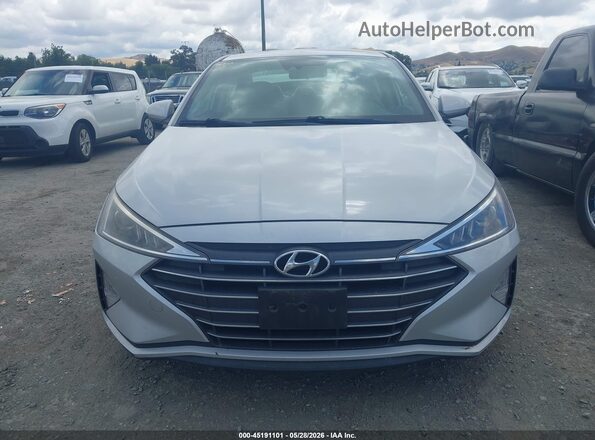 KMHD84LF2KU886931 2019 HYUNDAI ELANTRA Серебряный Вид задней части салона