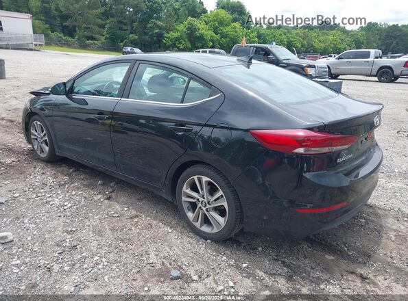 KMHD84LF3JU503139 2018 HYUNDAI ELANTRA Black Trasero izquierdo