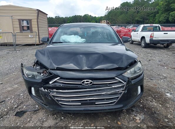 KMHD84LF3JU503139 2018 HYUNDAI ELANTRA Black Vista del cuadro de instrumentos
