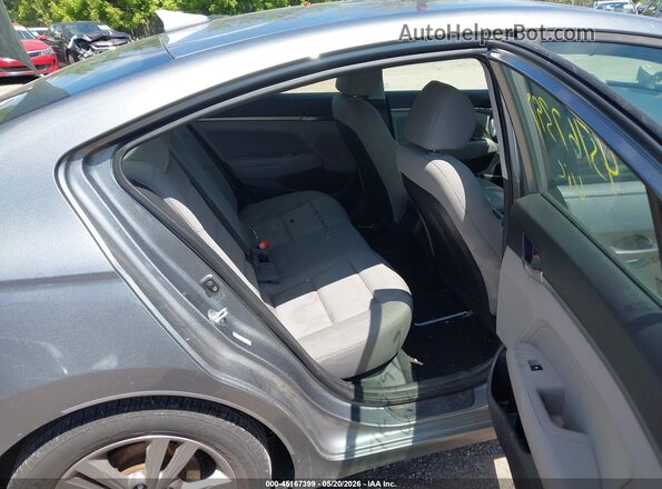 KMHD84LF3JU606805 2018 HYUNDAI ELANTRA Gray VIN კოდის სტიკერის ხედი