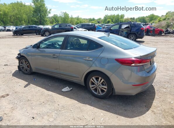 KMHD84LF3JU606805 2018 HYUNDAI ELANTRA Gray უკანა მარცხენა