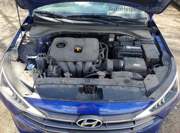 KMHD84LF3KU791648 2019 HYUNDAI ELANTRA Blue 