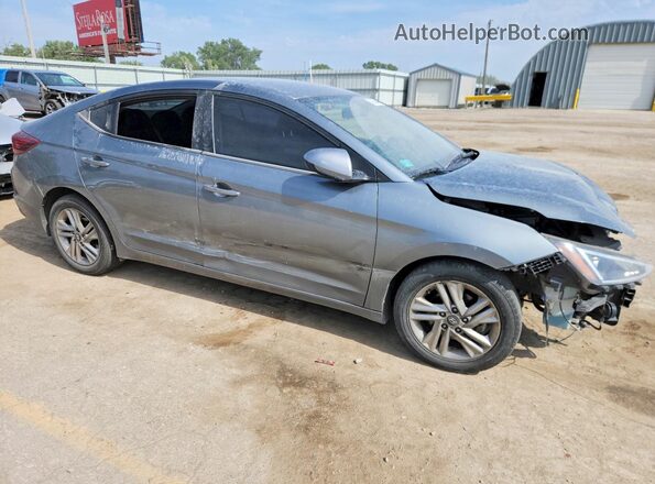 KMHD84LF3KU794419 2019 HYUNDAI ELANTRA Gray 