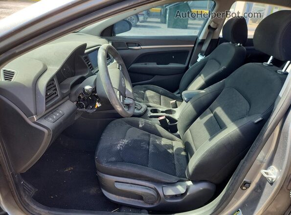 KMHD84LF3KU794419 2019 HYUNDAI ELANTRA Gray 