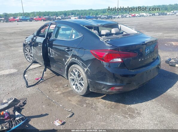 KMHD84LF3KU809128 2019 HYUNDAI ELANTRA Black Rear left