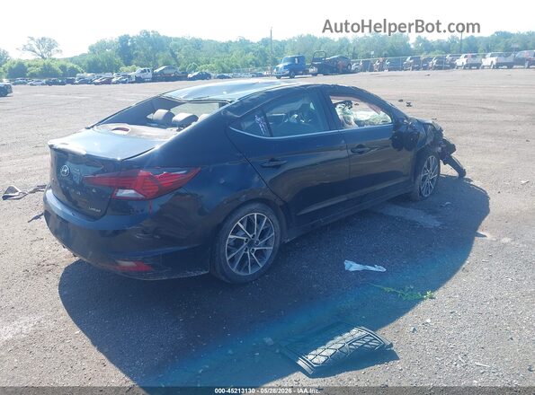 KMHD84LF3KU809128 2019 HYUNDAI ELANTRA Black Rear right