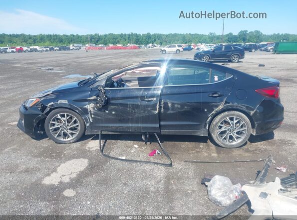 KMHD84LF3KU809128 2019 HYUNDAI ELANTRA Black Rear interior view
