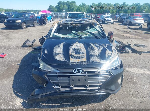 KMHD84LF3KU809128 2019 HYUNDAI ELANTRA Black Dashboard view