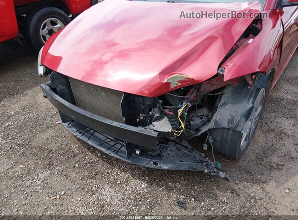 KMHD84LF4HU116738 2017 HYUNDAI ELANTRA Red Front view