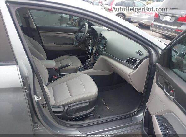 KMHD84LF4HU210411 2017 HYUNDAI ELANTRA Gray წინა სალონის ხედი