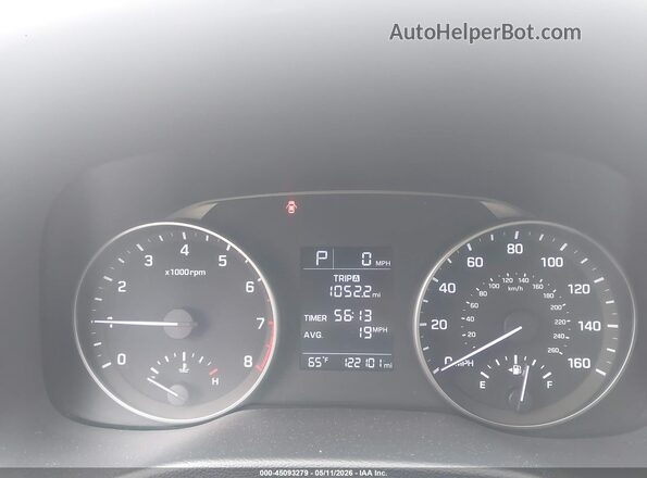 KMHD84LF4HU210411 2017 HYUNDAI ELANTRA Gray უკანა სავარძლების ხედი