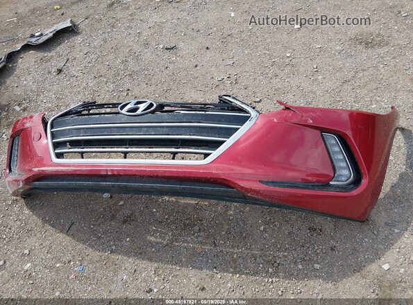 KMHD84LF4HU245739 2017 HYUNDAI ELANTRA Red Instrument cluster view