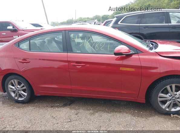 KMHD84LF4HU245739 2017 HYUNDAI ELANTRA Red 360 interior view