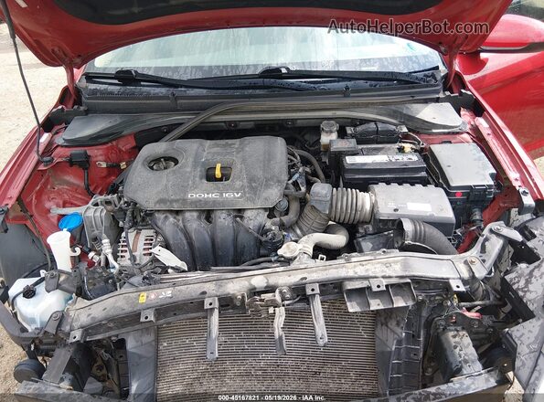 KMHD84LF4HU245739 2017 HYUNDAI ELANTRA Red Rear view