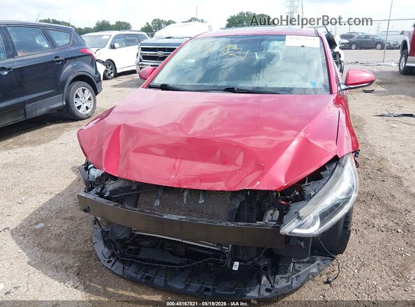 KMHD84LF4HU245739 2017 HYUNDAI ELANTRA Red Front view