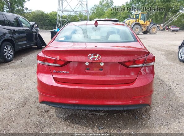KMHD84LF4HU245739 2017 HYUNDAI ELANTRA Red 
