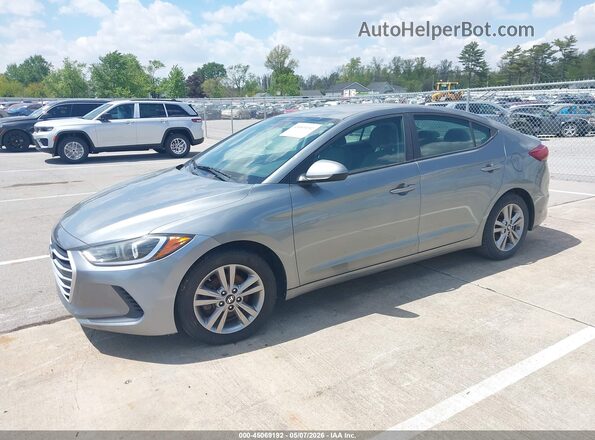 KMHD84LF4JU537140 2018 HYUNDAI ELANTRA Silver Передня ліва чверть