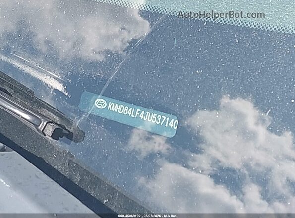 KMHD84LF4JU537140 2018 HYUNDAI ELANTRA Silver Вид підкапотного простору