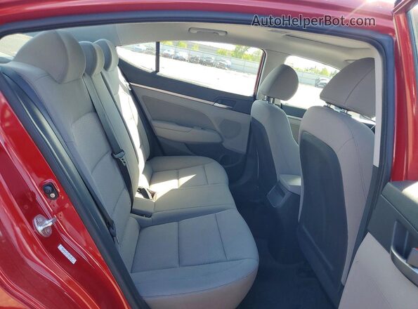 KMHD84LF4KU859911 2019 HYUNDAI ELANTRA Red 