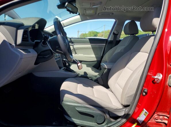 KMHD84LF4KU859911 2019 HYUNDAI ELANTRA Red 
