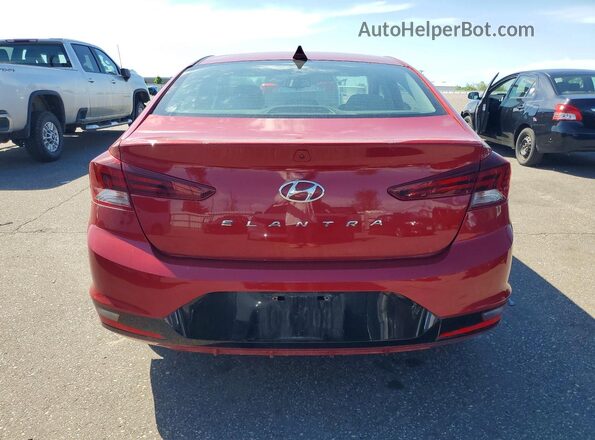 KMHD84LF4KU859911 2019 HYUNDAI ELANTRA Red 