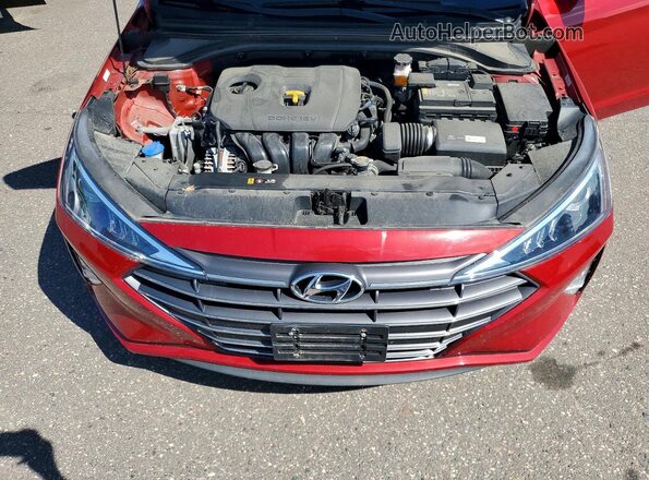 KMHD84LF4KU859911 2019 HYUNDAI ELANTRA Red 