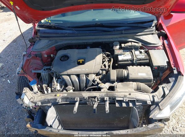 KMHD84LF5HU196695 2017 HYUNDAI ELANTRA Red Widok z tyłu