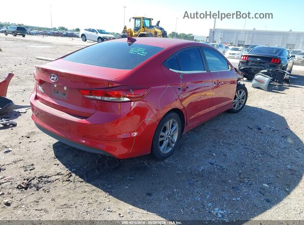 KMHD84LF5HU196695 2017 HYUNDAI ELANTRA Red Tył prawy