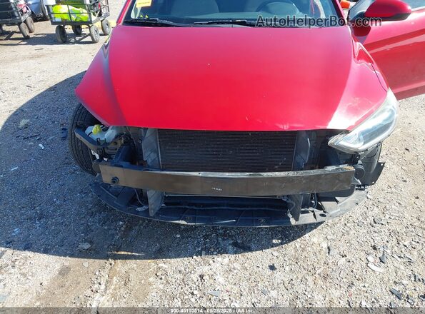 KMHD84LF5HU196695 2017 HYUNDAI ELANTRA Red Widok z przodu
