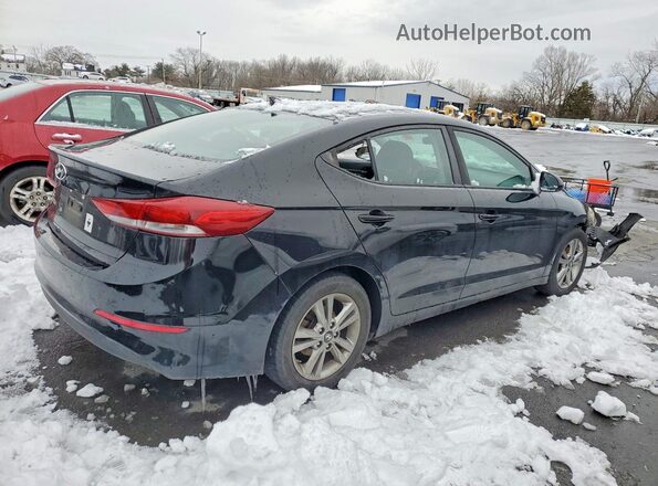 KMHD84LF5JU465977 2018 HYUNDAI ELANTRA Black Задня права чверть