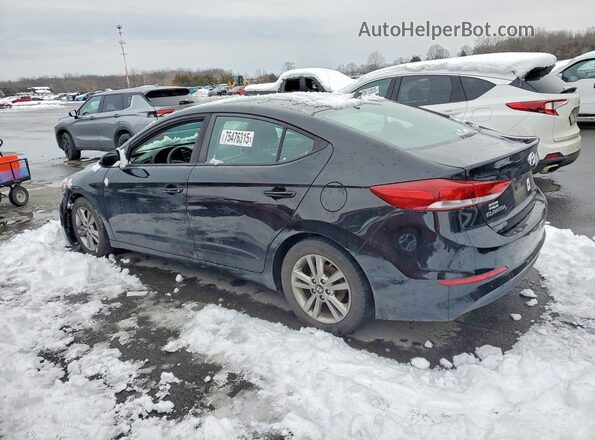 KMHD84LF5JU465977 2018 HYUNDAI ELANTRA Black Задня ліва чверть