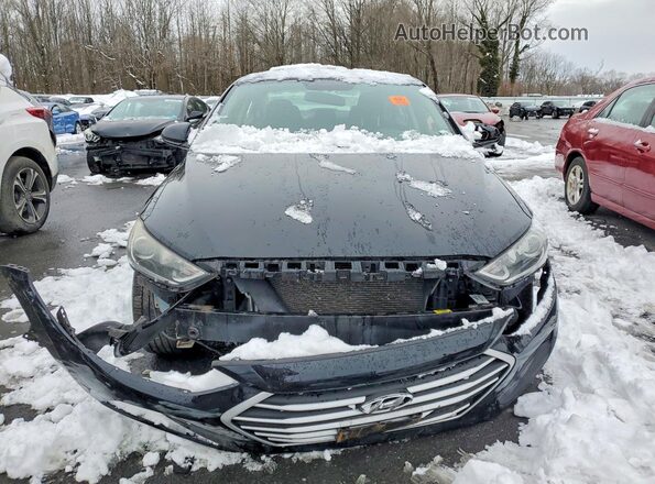 KMHD84LF5JU465977 2018 HYUNDAI ELANTRA Black Вид спереду
