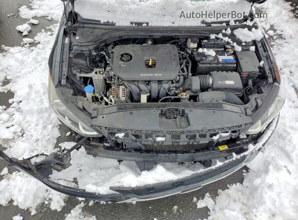 KMHD84LF5JU465977 2018 HYUNDAI ELANTRA Black Вид задньої частини салону
