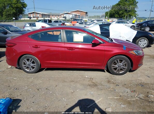 KMHD84LF5JU472721 2018 HYUNDAI ELANTRA Red 