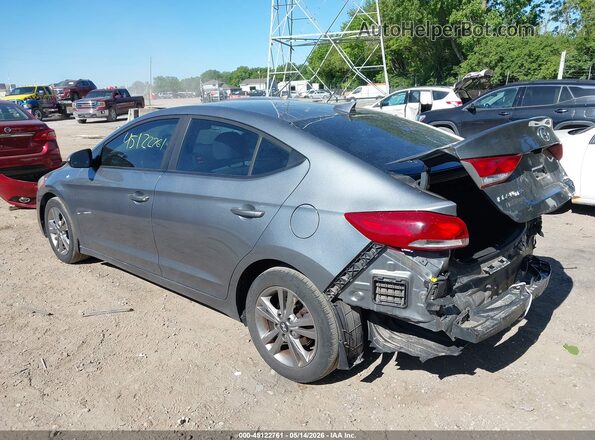 KMHD84LF5JU585617 2018 HYUNDAI ELANTRA Gray 