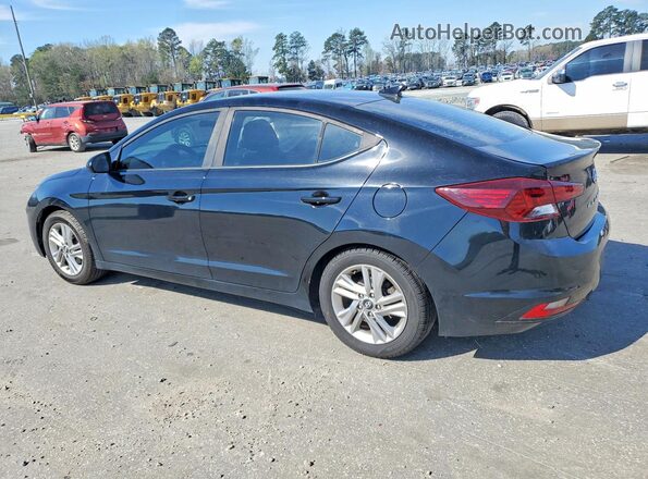KMHD84LF5KU769960 2019 HYUNDAI ELANTRA Black Задня ліва чверть