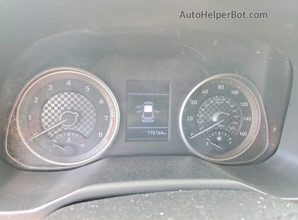 KMHD84LF5KU769960 2019 HYUNDAI ELANTRA Black Вид щитка приладів