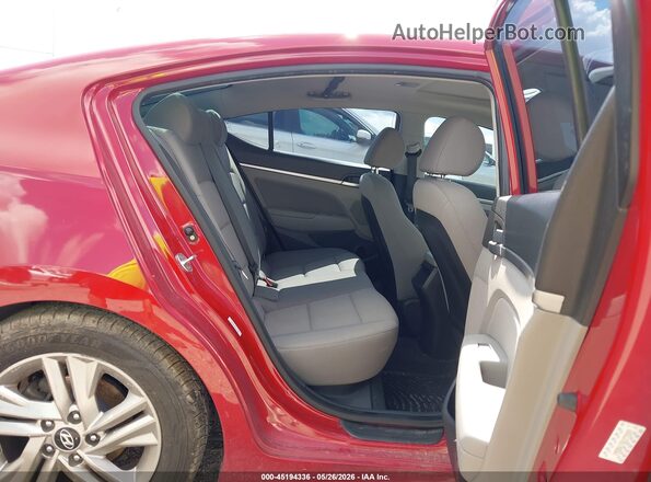 KMHD84LF5KU772597 2019 HYUNDAI ELANTRA Red Вид наклейки з VIN-кодом