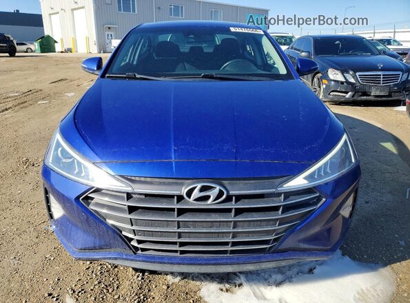 KMHD84LF5KU871209 2019 HYUNDAI ELANTRA Синий Вид спереди