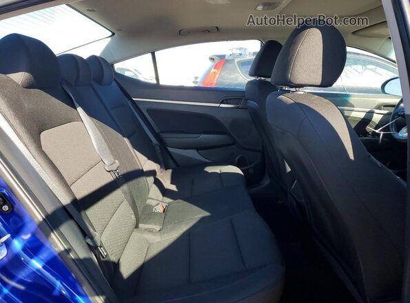KMHD84LF5KU871209 2019 HYUNDAI ELANTRA Синий Вид задних сидений