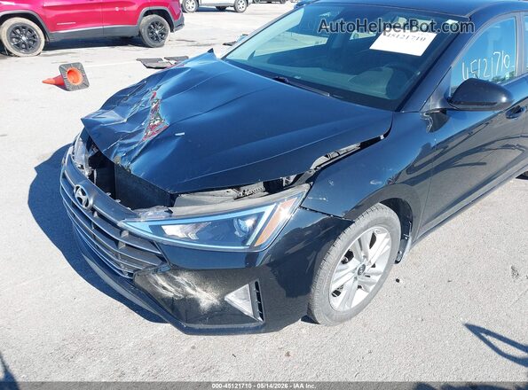 KMHD84LF5LU040777 2020 HYUNDAI ELANTRA Черный Вид спереди